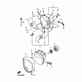 Схема узла: Фара Yamaha XVS1300 Midnight Star