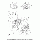 Схема узла: Картер двигателя Yamaha XVS950 Bolt