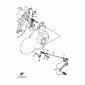 Схема вузла: Вал перемикання Yamaha MT01 MT-01