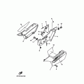 Схема узла: Боковая крышка Yamaha TW200