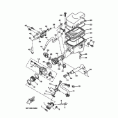 Схема узла: Впускная система Yamaha YZF-R125