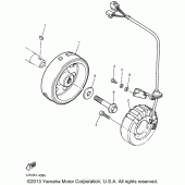 Схема вузла: Генератор Yamaha YZF600R Thundercat