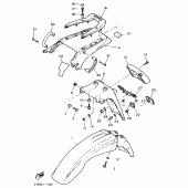 Схема узла: Крыло Yamaha XT600 XT600