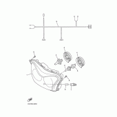Схема вузла: Phare Yamaha YZF1000R Thunderace