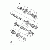 Схема вузла: Трансмісія Yamaha VMX12 V-MAX