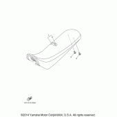 Схема узла: Сиденье Yamaha XT250 XT250