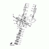 Схема узла: Рулевой механизм Yamaha FZS1000 FAZER