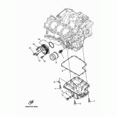 Схема вузла: Фільтр масляний Yamaha FJ09 FJ-09