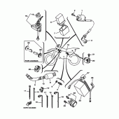 Схема вузла: Електроустаткування 1 Yamaha TTR125 TT-R125