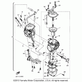 Схема узла: Карбюратор Yamaha XV1100 Virago