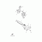 Схема узла: Масляный насос (MARIN GEAR) Yamaha XVS650 Drag Star