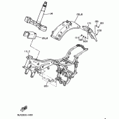 Схема узла: Опция (CHASSIS) Yamaha XV1100 Virago