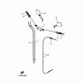 Схема узла: Руль и Тросики Yamaha XT660 XT660Z Tenere