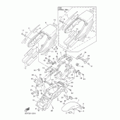 Схема узла: Pare-boue Yamaha XJR1300
