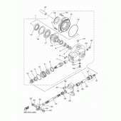 Схема вузла: Головна передача Yamaha XVS400 Drag Star