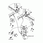 Схема узла: Главный цилиндр 2 (5CG2,4) Yamaha YP250 Majesty