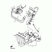 Схема вузла: Вихлопна система Yamaha YZF-R6/YZF600 R6 RaceBase
