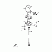 Схема вузла: Панель приладів Yamaha TT-R250 TT-R250