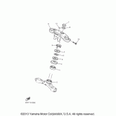 Схема вузла: Рульовий механізм Yamaha YZF600R Thundercat