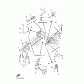 Схема вузла: Електроустаткування 1 Yamaha FZ6 FZ6 (Naked)