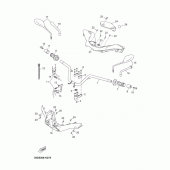 Схема вузла: Руль і Тросики Yamaha YP250 X-MAX