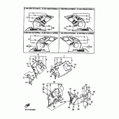Схема вузла: Облицювальні елементи 2 Yamaha YZF-R6/ YZF600 R6