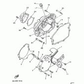 Схема узла: Крышки картера 1 Yamaha DT125 DT125