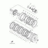 Схема вузла: Зчеплення Yamaha XP500 T-MAX