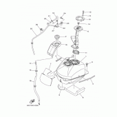 Схема узла: Топливный бак Yamaha XP500 T-MAX