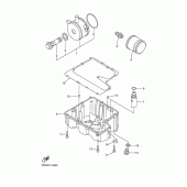 Схема вузла: Фільтр масляний Yamaha YZF-R6/ YZF600 R6