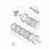 Схема вузла: Зчеплення Yamaha XP500 T-MAX