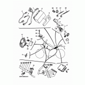 Схема вузла: Електроустаткування 1 Yamaha MT09/ MTN850 MT-09