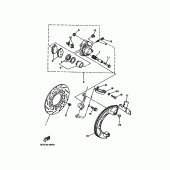 Схема узла: Передний тормоз Yamaha DT125 DT125R