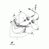 Схема вузла: Фара Yamaha YP400 Grand Majesty