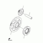 Схема вузла: Привід стартера Yamaha XJ6 Diversion (S-TYPE)