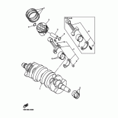 Схема узла: Коленчатый вал и Поршень Yamaha FZ6 FZ6 (Naked)