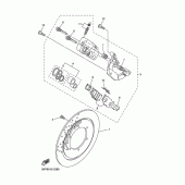 Схема узла: Передний тормоз Yamaha XVS400 Drag Star Classic