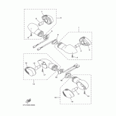 Схема узла: Поворотники Yamaha MT01 MT-01