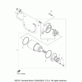 Схема вузла: Електричний стартер Yamaha XVS950 Bolt C-Spec