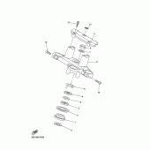 Схема вузла: Рульовий механізм Yamaha FZ6 FZ6-S2 (Naked)