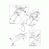 Схема вузла: Крило Yamaha TTR125 TT-R125