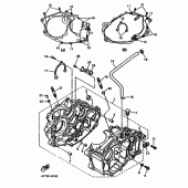 Схема вузла: Картер двигуна Yamaha XT600 XT600