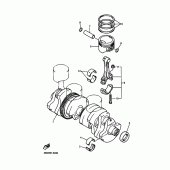 Схема узла: Коленчатый вал и Поршень Yamaha XJ900 Diversion