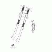 Схема узла: Опционные детали подвески Yamaha WR250 WR250F