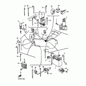 Схема узла: Электрооборудование 1 Yamaha XVZ1300 Royal Star