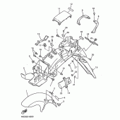 Схема вузла: Pare boue Yamaha XJ600 Diversion (голий)