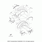 Схема узла: Крыло Yamaha XVS1100 V-Star Classic