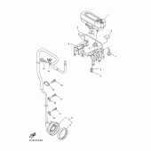 Схема узла: Панель приборов Yamaha WR250 WR250F