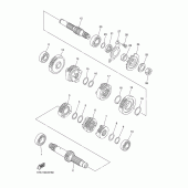 Схема вузла: Трансмісія Yamaha YZ450F YZ450F
