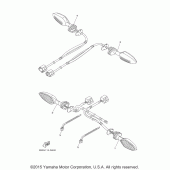 Схема узла: Поворотники Yamaha XTZ1200 Super Tenere ES